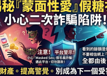 ⚠️最新警告：Masked Sex投資陷阱全面解析！Masked Sex無法出金、資金凍結，投資人請警惕！特別提醒Masked Sex穩賺不賠就是陷阱
