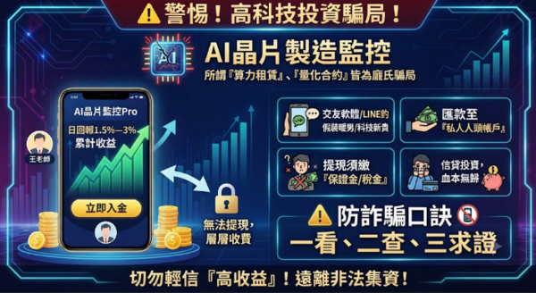 我被AI晶片制造监控投資詐騙了😱AI晶片制造监控投資超恐怖的詐騙手法我居然現在才知道…請務必點進來看!不要再有人被AI晶片制造监控投資騙了!!