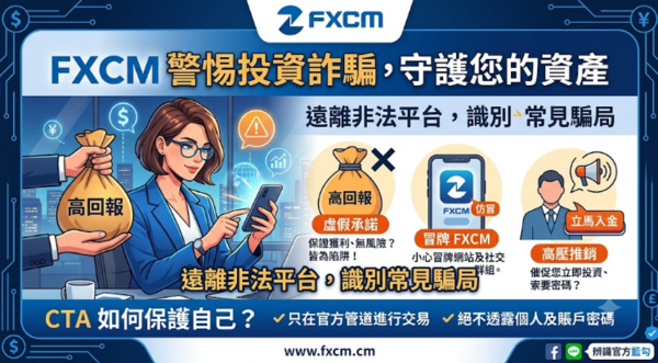 ⚠️警政署165公告:FXCM投資平台確定為詐騙!高收益陷阱曝光,已害多人損失上百萬