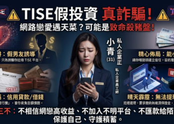 財務健檢：你是否符合容易被「TISE」平台盯上的高風險族群特徵？