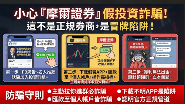 摩爾證劵是詐騙嗎? ✅ 是的,已確認為詐騙平台!⚠ 重要提醒: 根據 165 反詐騙專線 警告,摩爾證劵已被通報為詐騙平台!投資者務必立即避開,否則可能血本無歸。