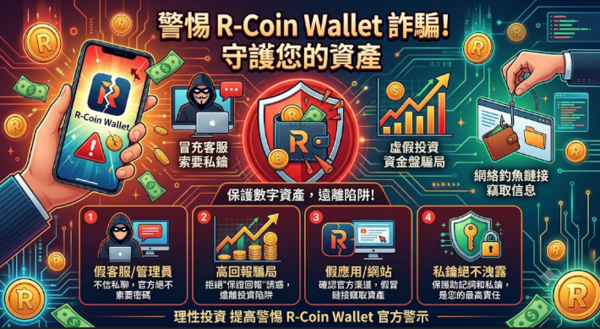 原以為抓到了風口:記錄我在「R-Coin Wallet」平台從滿懷希望到絕望的過程